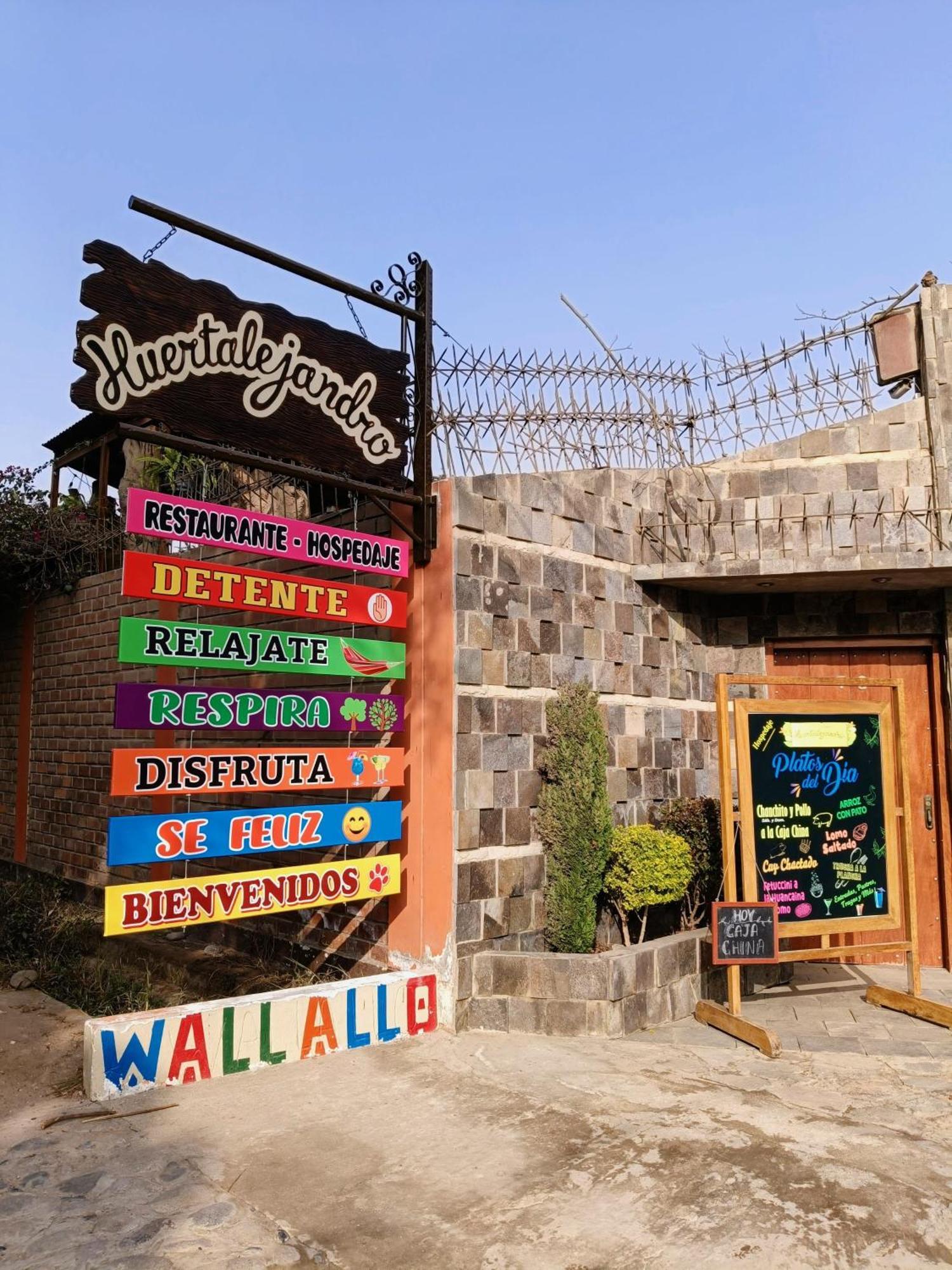 Huertalejandro Restaurante Campestre Y Hospedaje Cieneguilla Exterior foto