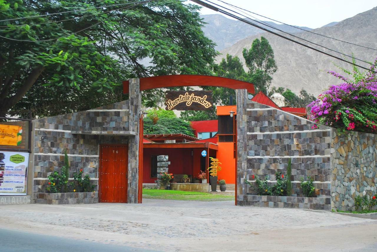 Huertalejandro Restaurante Campestre Y Hospedaje Cieneguilla Exterior foto